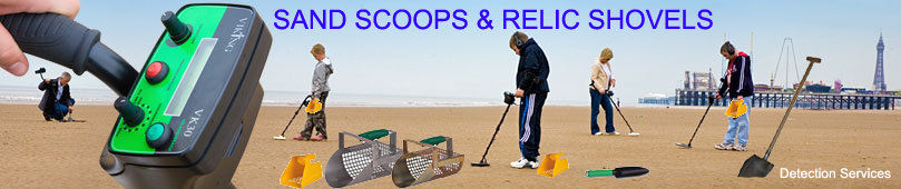 sand scoops & relic shovels